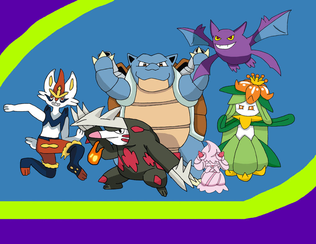 Pokemon Sword Team by ExcaManga on DeviantArt