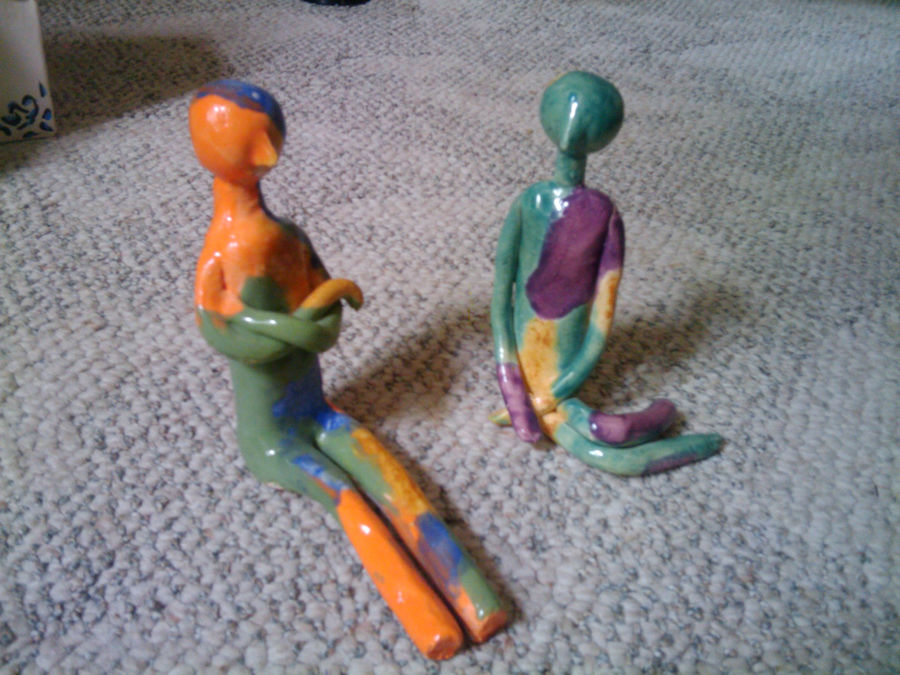 Deviantart Clay Clay Couple by elavatorider on DeviantArt