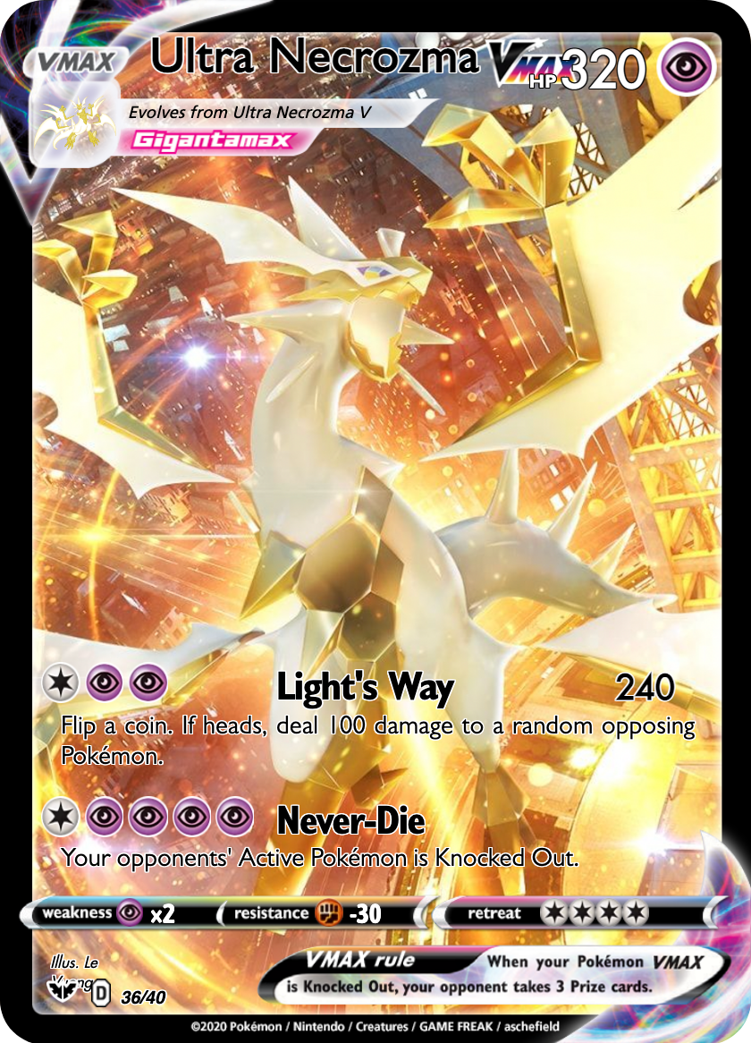 Ultra Necrozma VMAX by lookerer2 on DeviantArt Ultra Necrozma VMAX by lookerer2 on DeviantArt