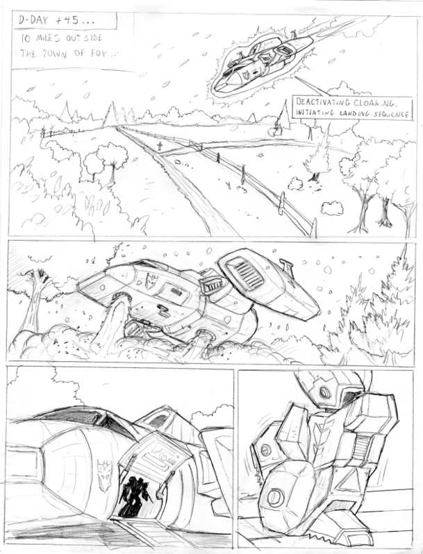 WWII Transformer Comic pg1