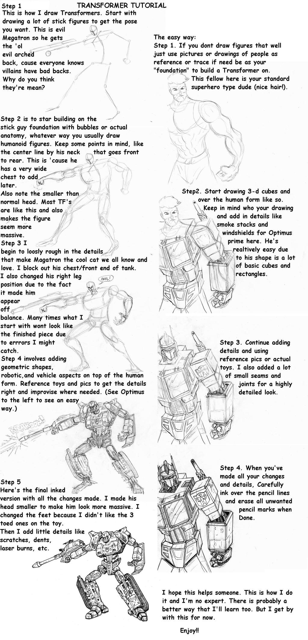Transformer Tutorial by Charger426 on DeviantArt