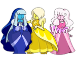Three Royal Sapphires