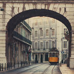 Lisbon: The tram.