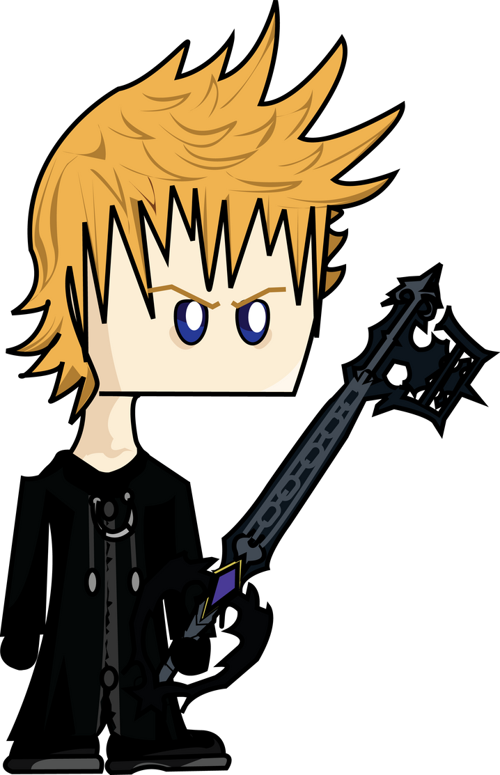 Roxas, KH by Silphes on DeviantArt