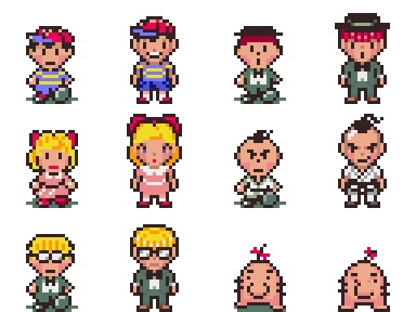 EarthBoundCommissions - Main Cast Mother 4 Style