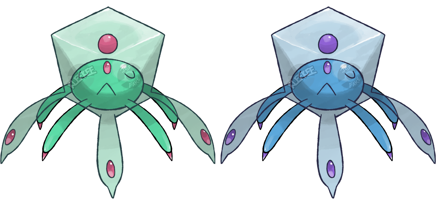 The Box Jellyfish Pokemon By Klefkee On Deviantart