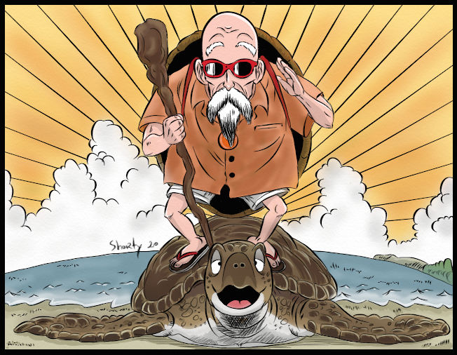 Muten Roshi Shell Muten Roshi (Turtle Hermit) by ana-shorty on DeviantArt