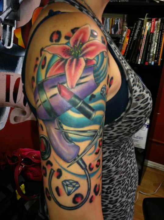 Stylist Half Sleeve Tattoo 1 By Christoyoungblood On Deviantart