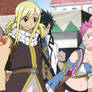 Fairytail Natsu and Lucy headswap 4