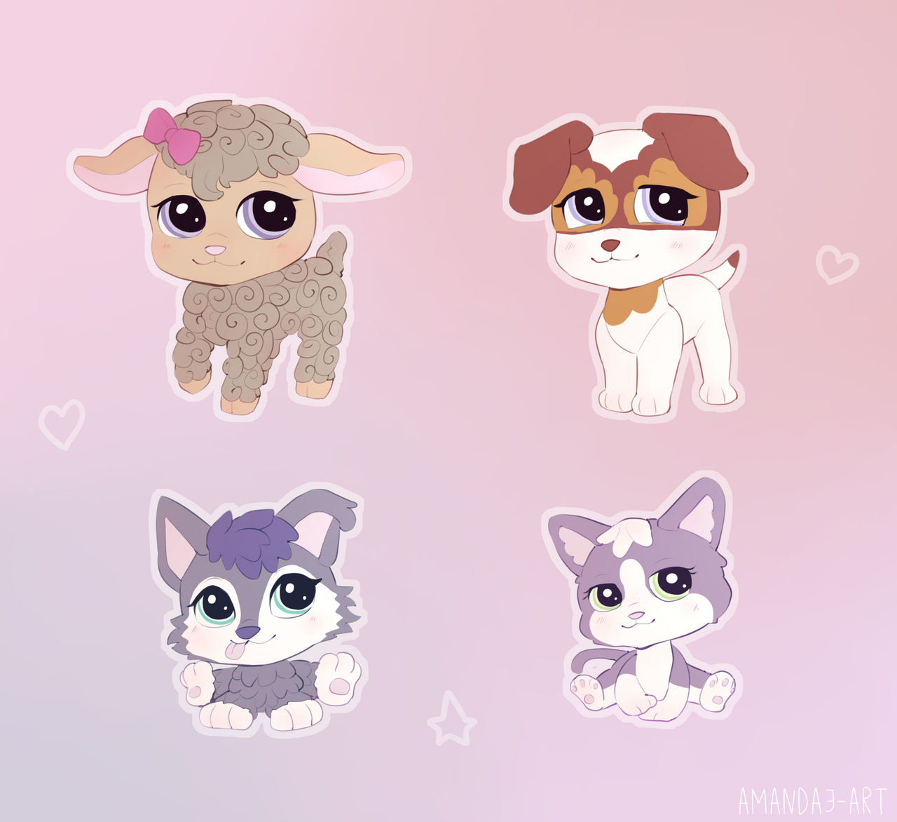 Lps Cuties by AmandaJ-art on DeviantArt