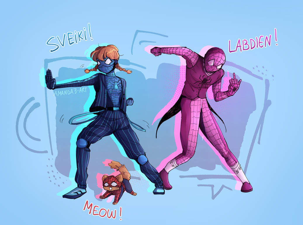 Spider sonas! by AmandaJ-art on DeviantArt