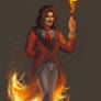 Luis, the fire mage.