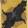 Cat Poker Card