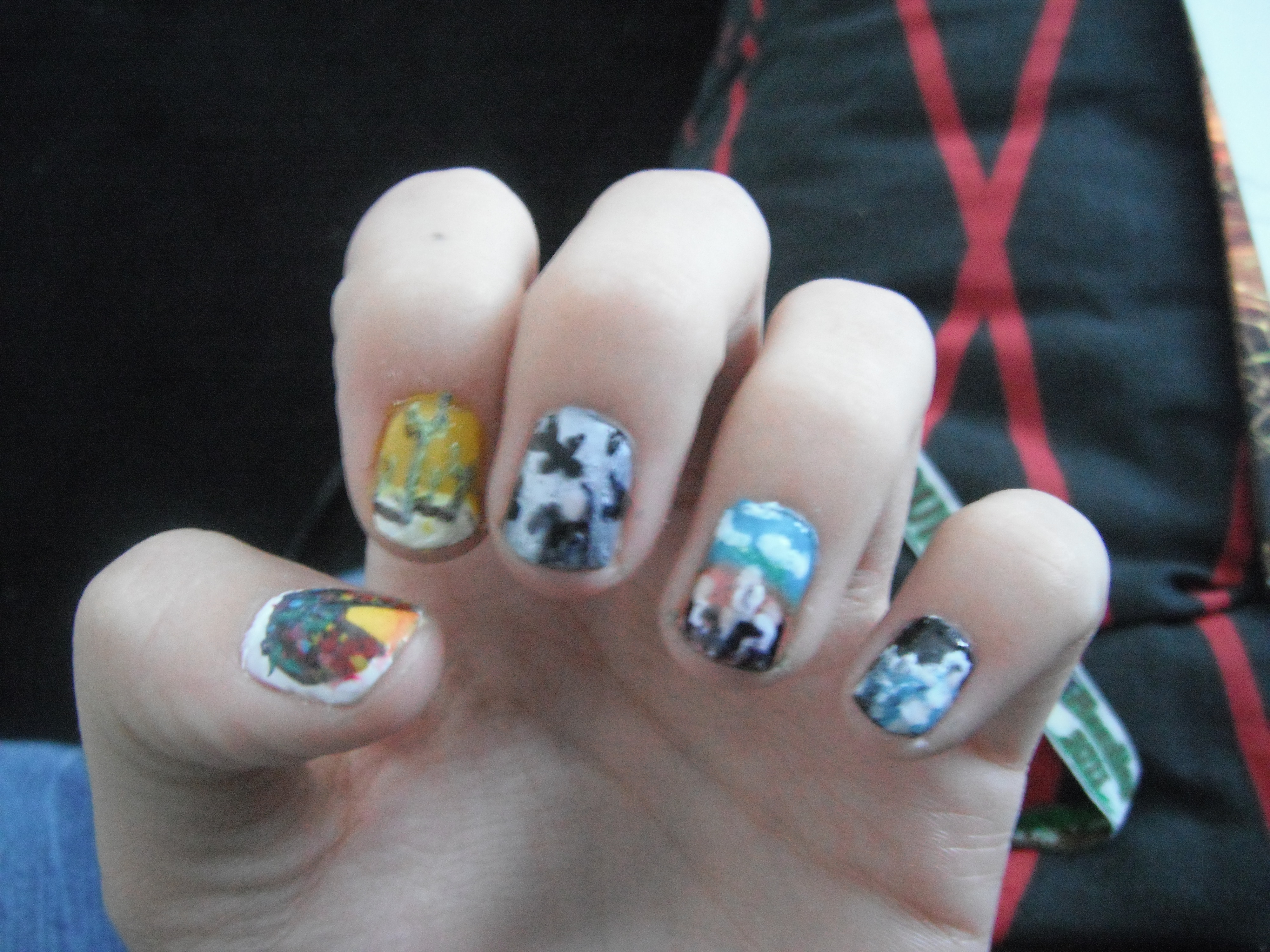 My awesome Muse nails