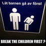 Funny Swedish sign