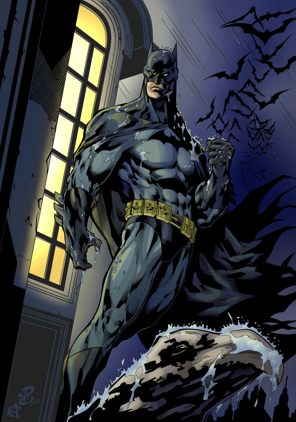 Batman Back Render Batman Render by UKnoWhoUR on DeviantArt