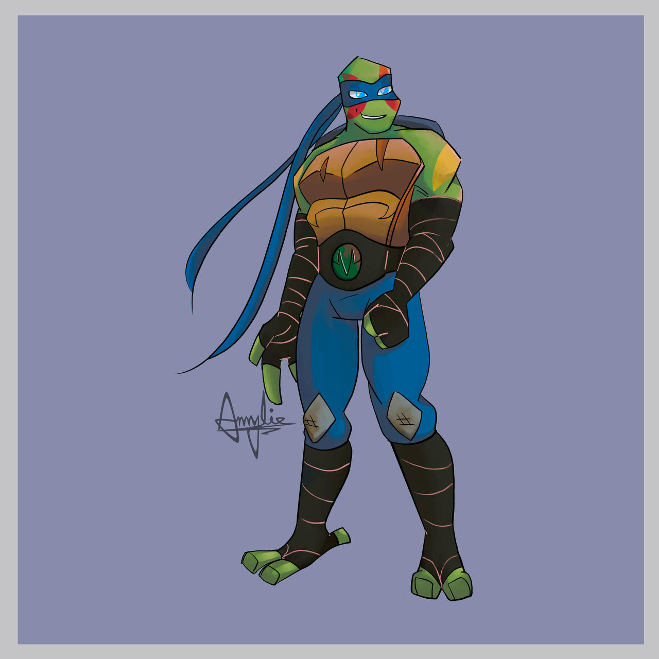Leonardo Rottmnt Design Leonardo Future ROTTMNT by Amylie10 on DeviantArt