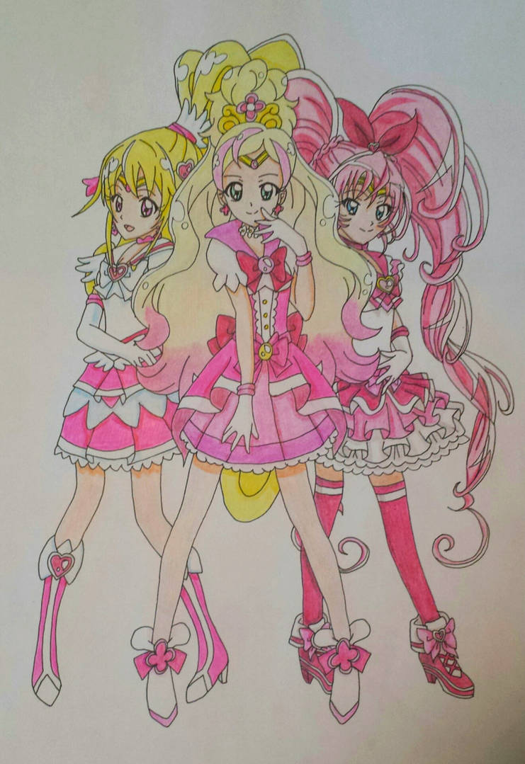 The pink ones Part 2 (Colored) by darkskyluna on DeviantArt