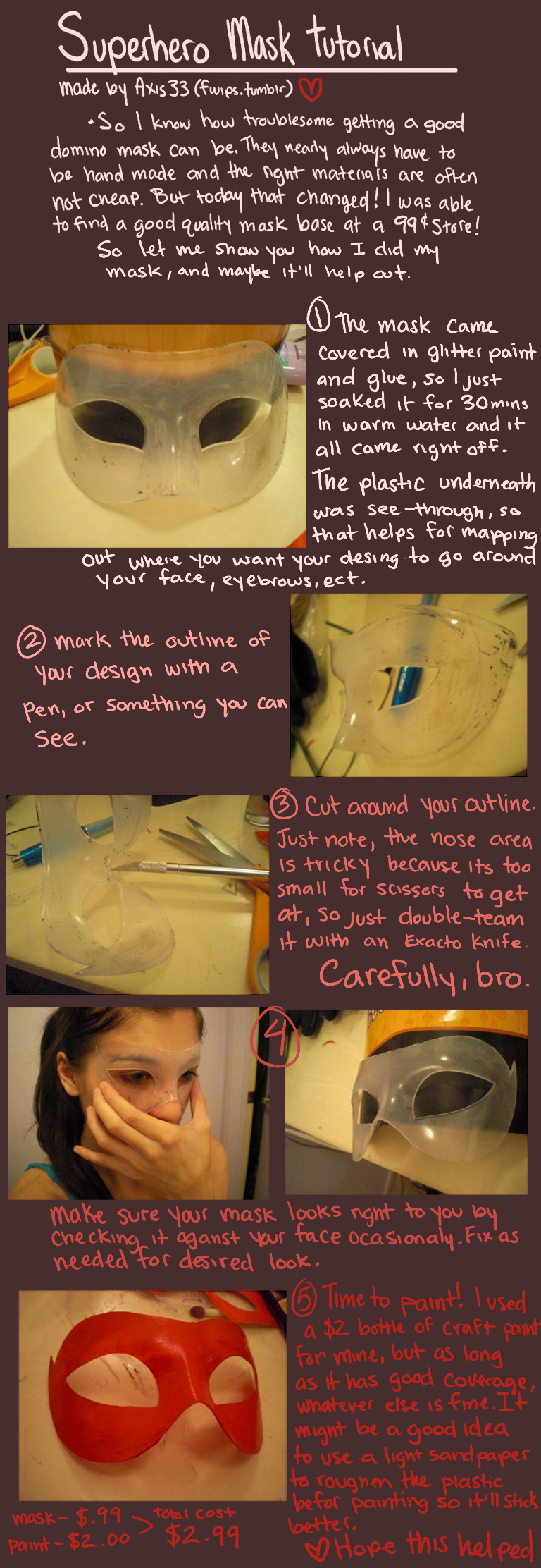 Superhero Mask Tutorial