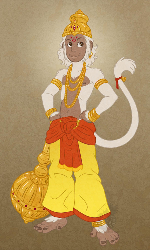 Hanuman by KeirinArts on DeviantArt