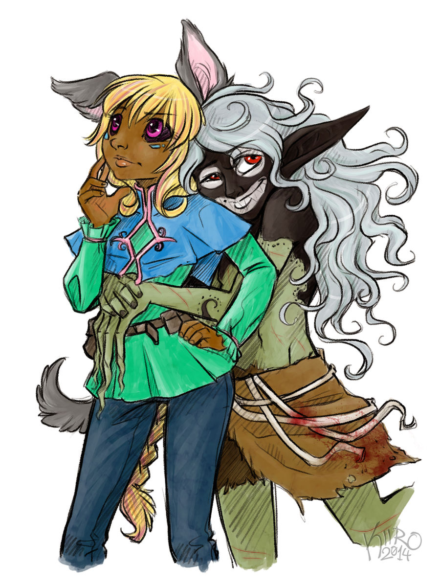 Li-Lore + Erasmus - commish by Kiiro-chan
