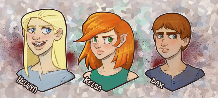 Helwyn, Kelsa and Dax | Portrait Quick Color