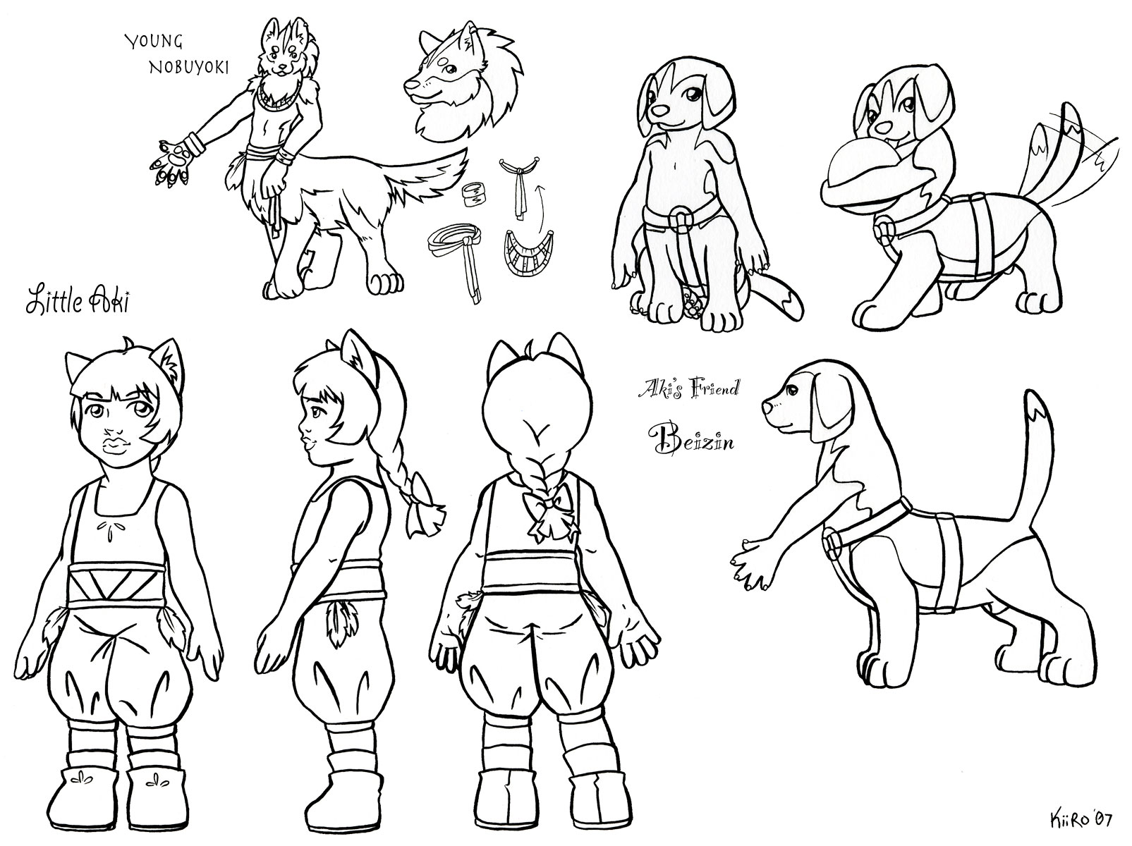 Animation Character sheet by KeirinArts on DeviantArt
