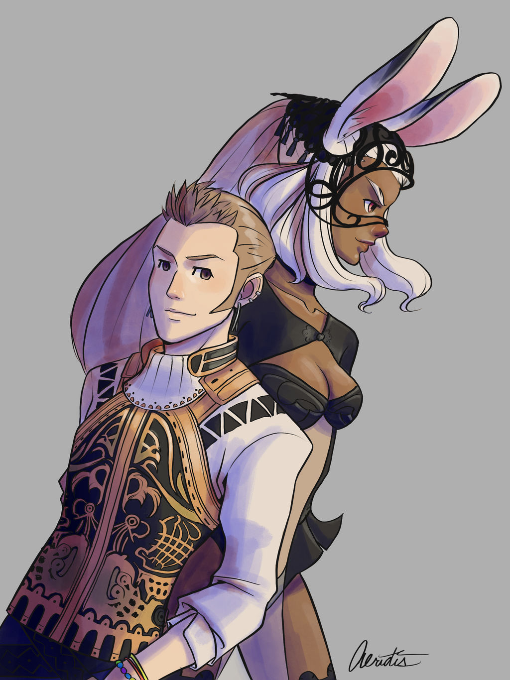 Fantasy Fran Final Fantasy XII - Balthier and Fran by Aeridis on DeviantArt