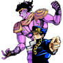 JJBA - Jotaro Kujo and Star Platinum