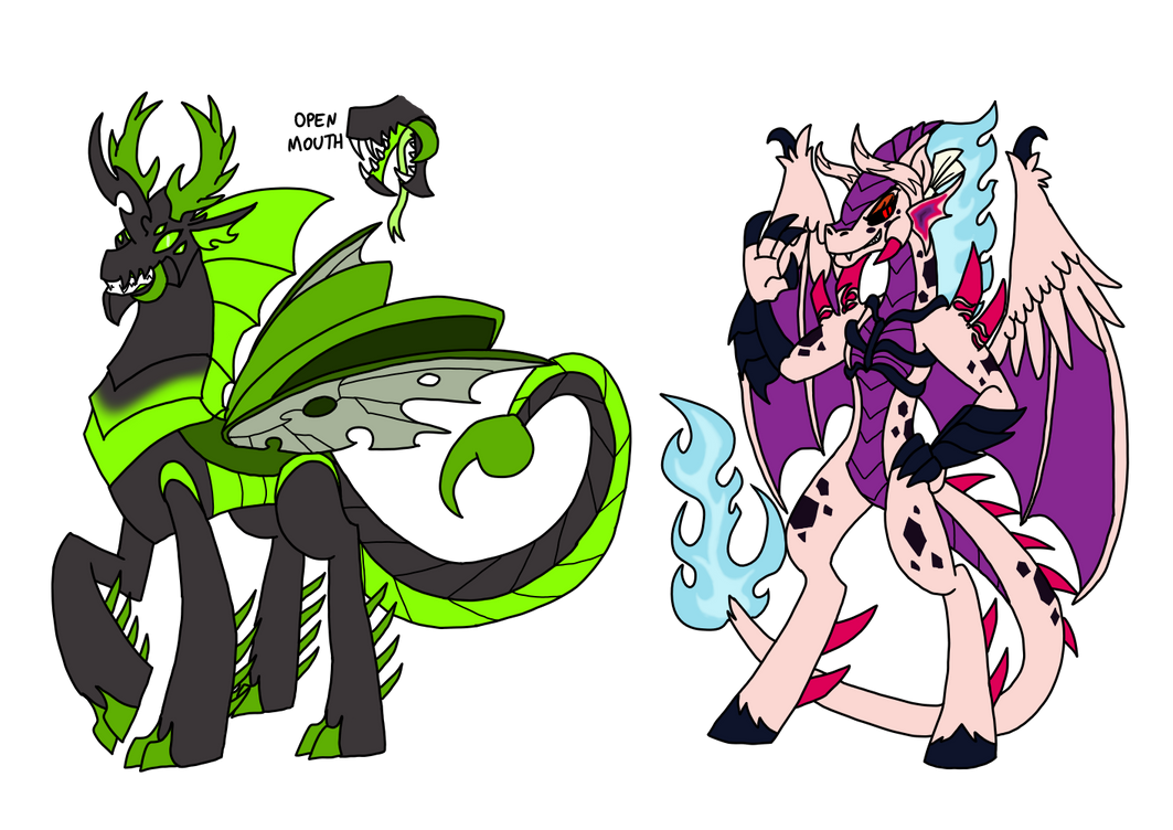King Changeling and true form Cozy Glow by ZetiKoopa on DeviantArt