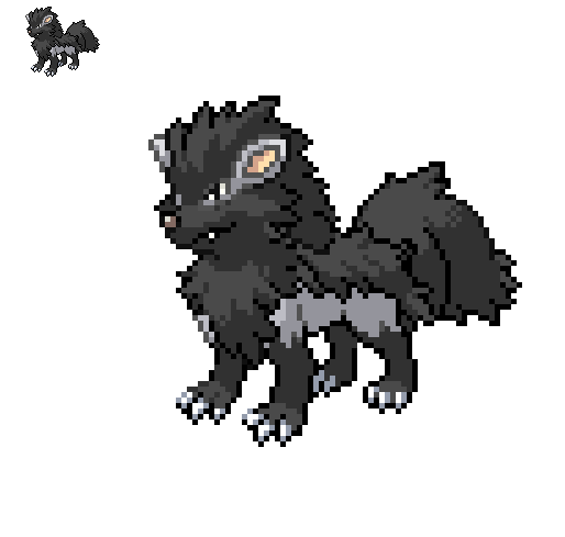 Pokemon fusion: arcanine/mightyena