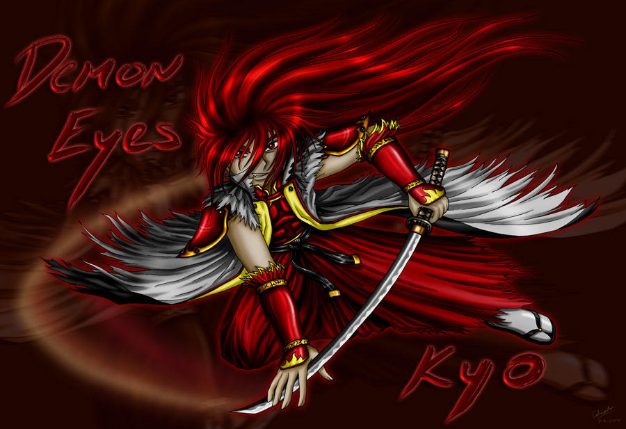 Demon Eyes Kyo by caleyndar on DeviantArt