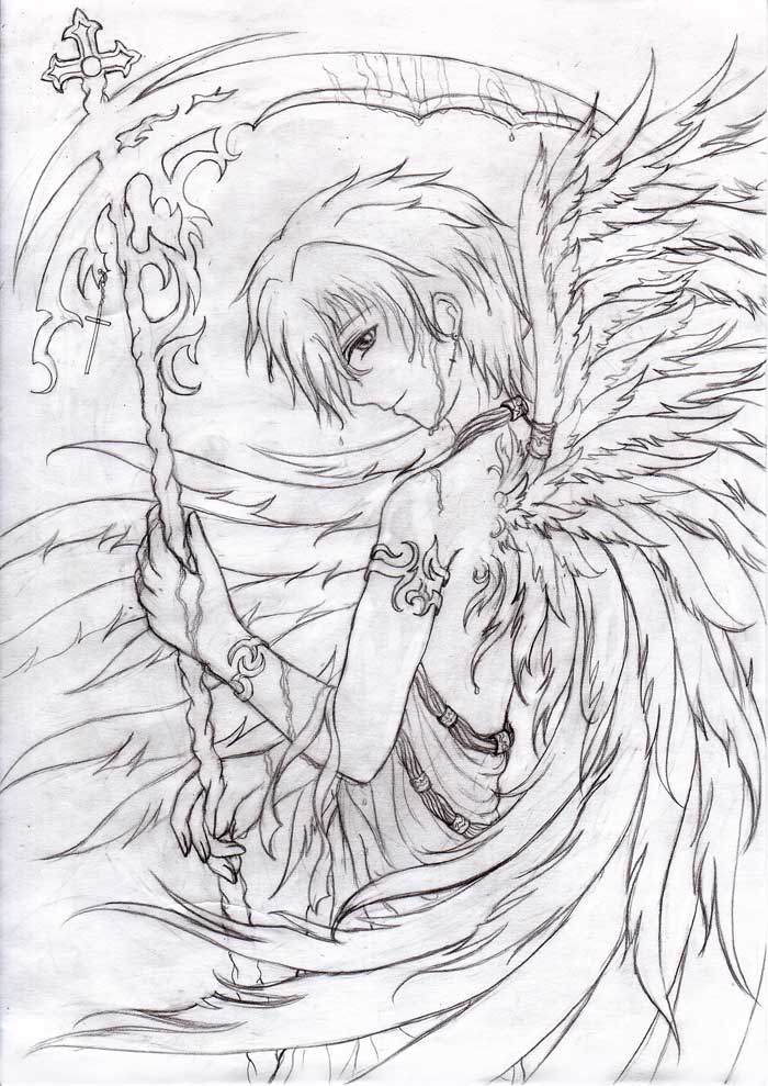 Tenshi Kaworu - Sketch