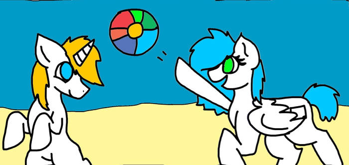 NBATG d16 ( Draw a pony at the beach )