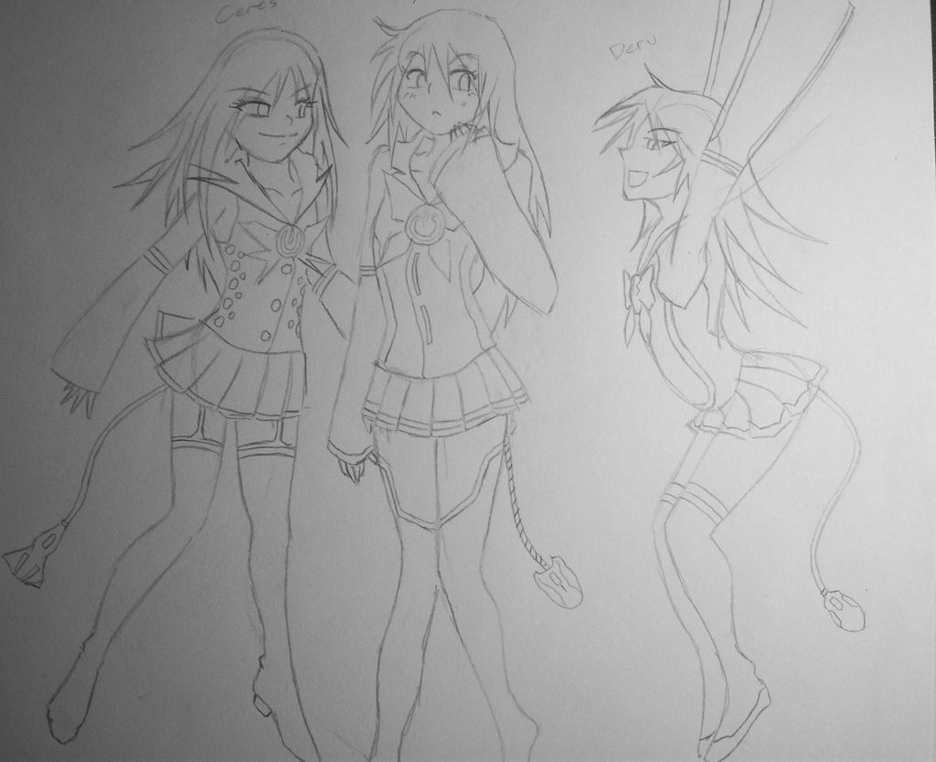 Computer CPU Girls by moon-child-reo on DeviantArt