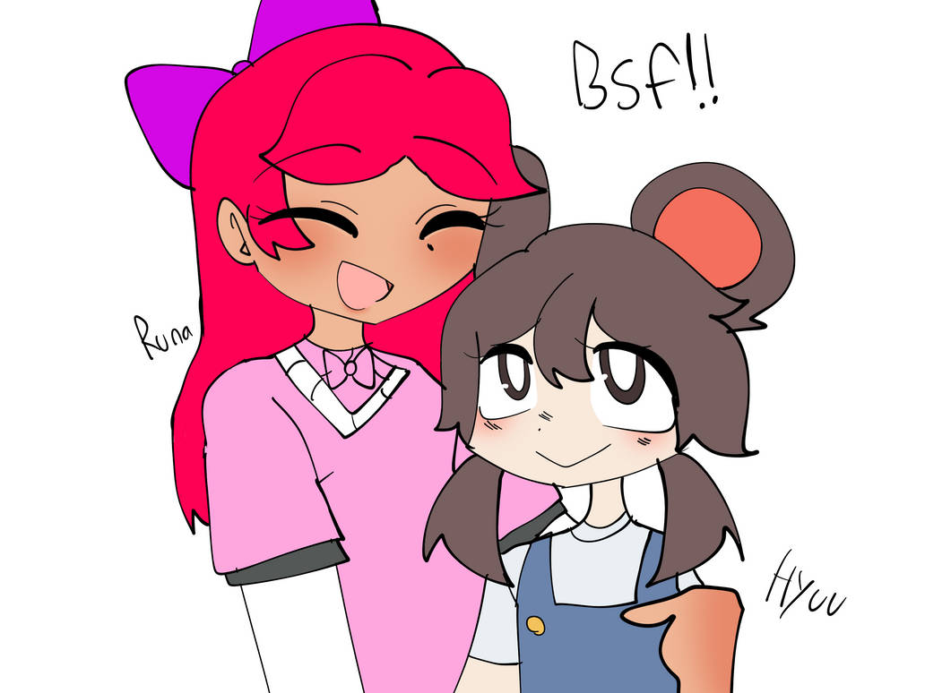 Runu Friend Runa and Hyuu the bestie!^w^ by Rosaport84 on DeviantArt