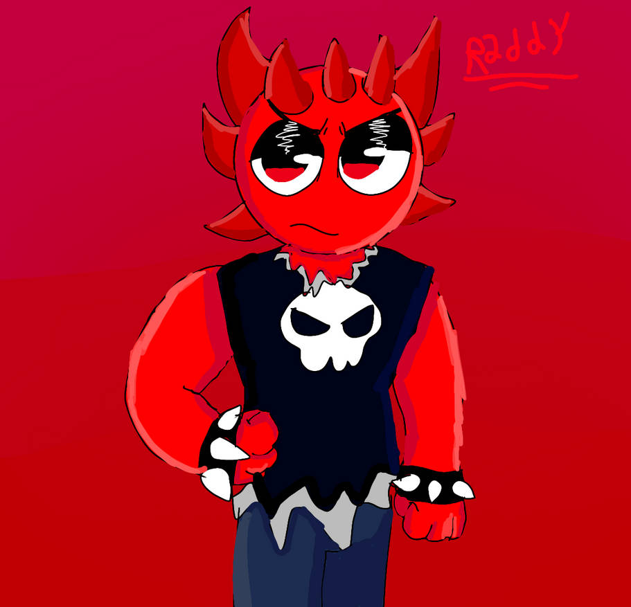 Humanized Raddy Fanart raddy sprunki but human by GOOFYCHICKEN55 on DeviantArt