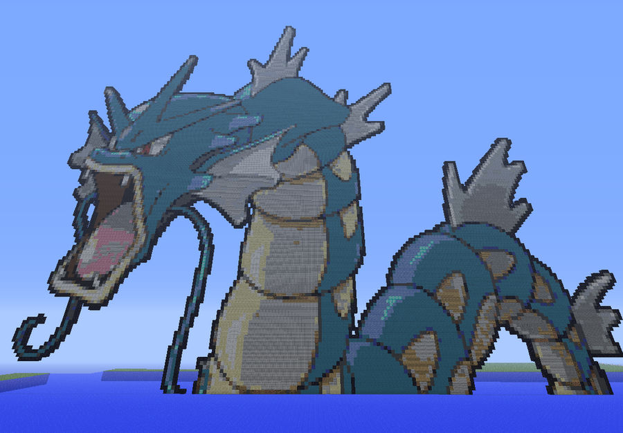 Gyarados in minecraft