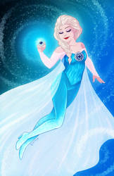 Blue Lantern Elsa