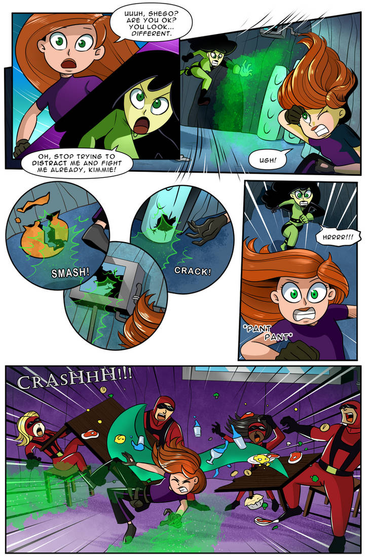 Shego's Downhill Battle - PAGE 3 by mlp-cam-co on DeviantArt