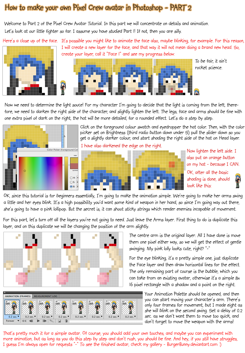 Pixel Crew Avatar Tutorial 2