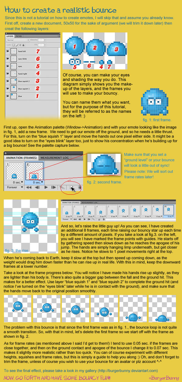 How To Create Realistic Bounce by BurgerBunny on DeviantArt