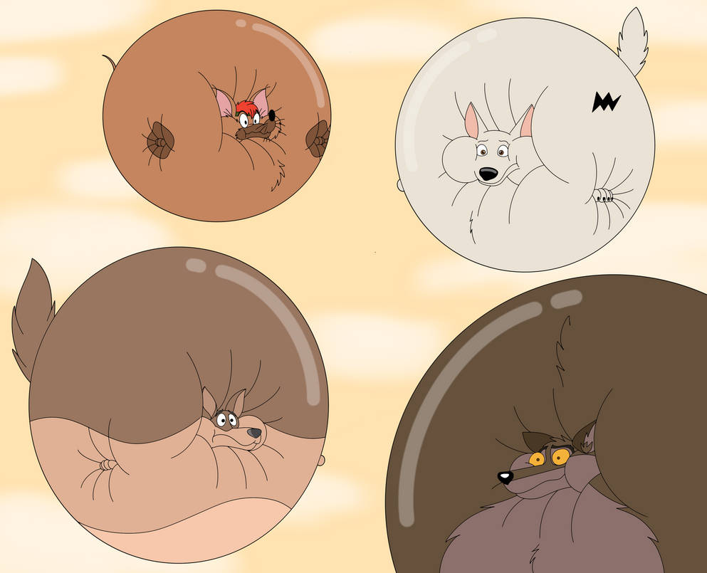 Bush Dog Inflatie Inflated Cartoon Dogs by MrD2001 on DeviantArt