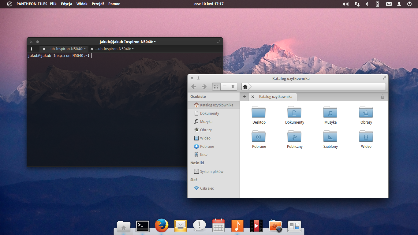 elementary Luna desktop 10.IV 2014