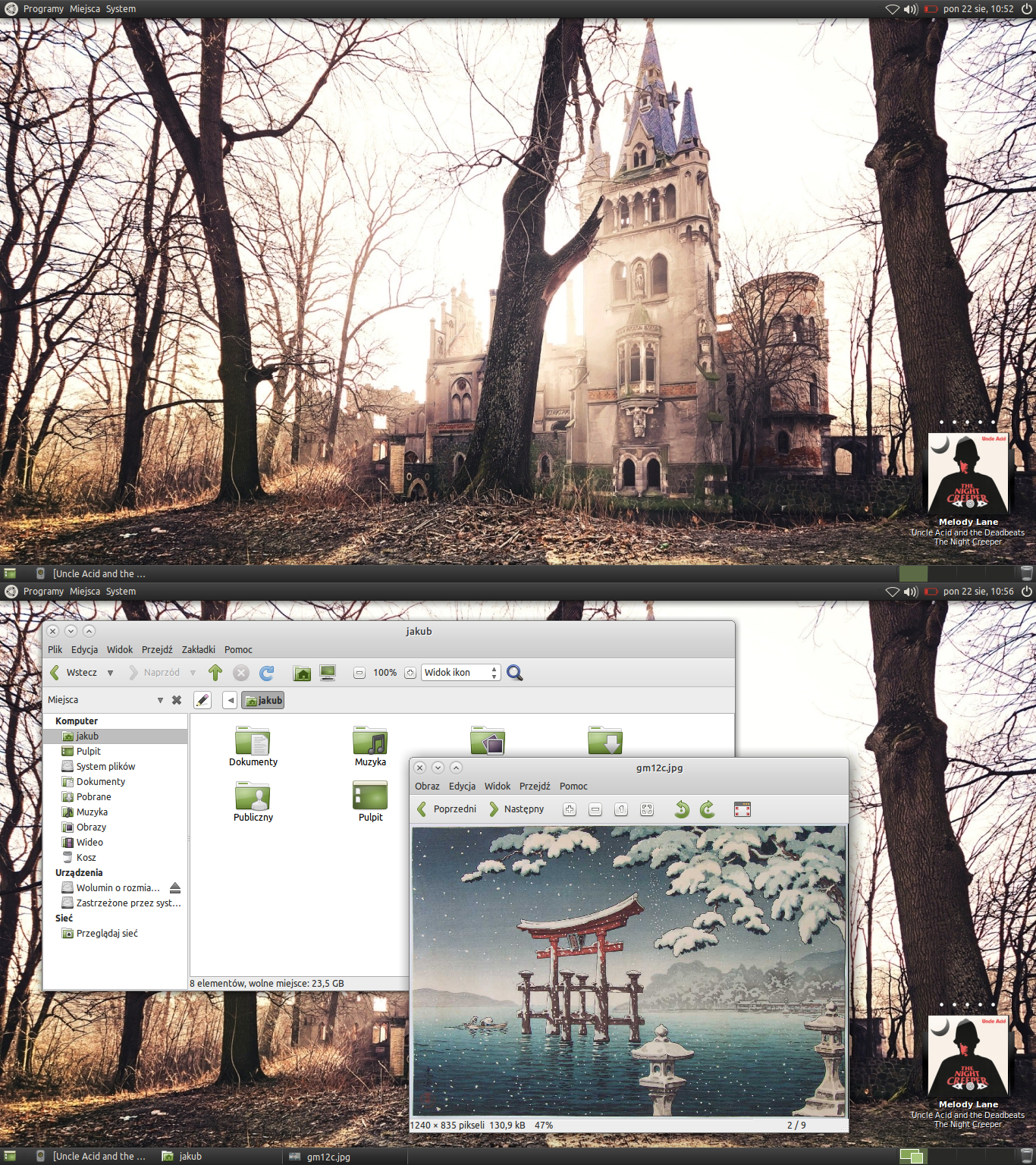 Uncle Acid and Ubuntu-MATE desktop screenshot