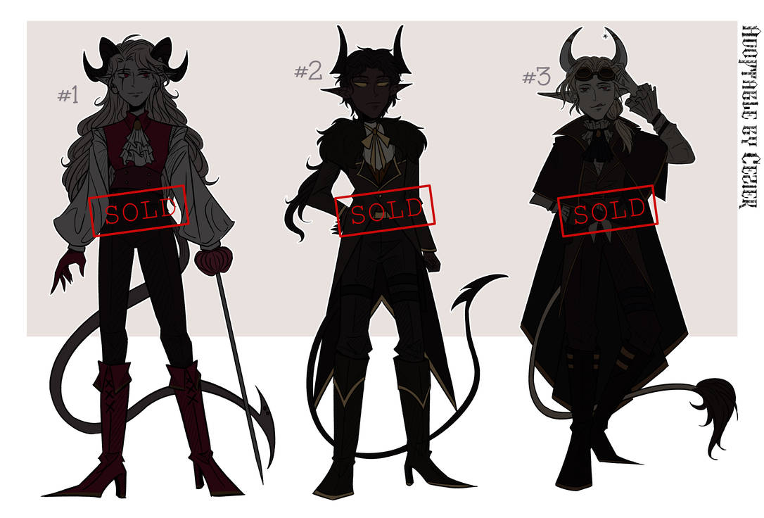 [CLOSED] Adoptable Tiefling by Cezier on DeviantArt