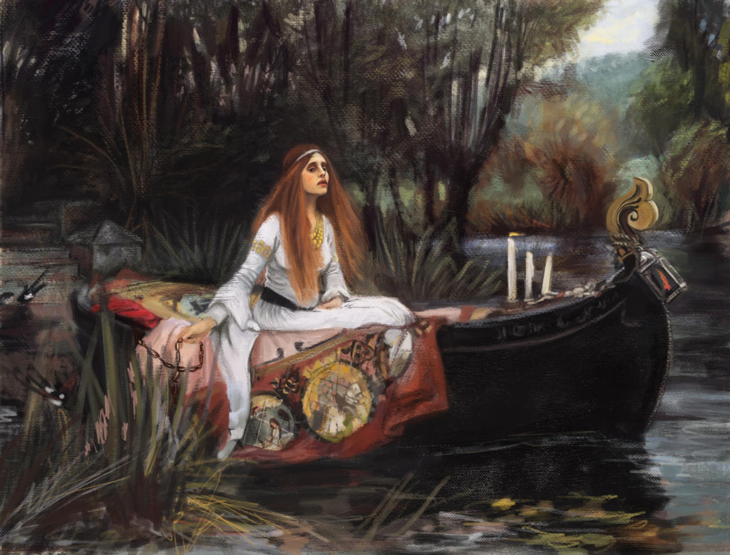 The Lady of Shalott). одна из самых известных картин английского художника ...