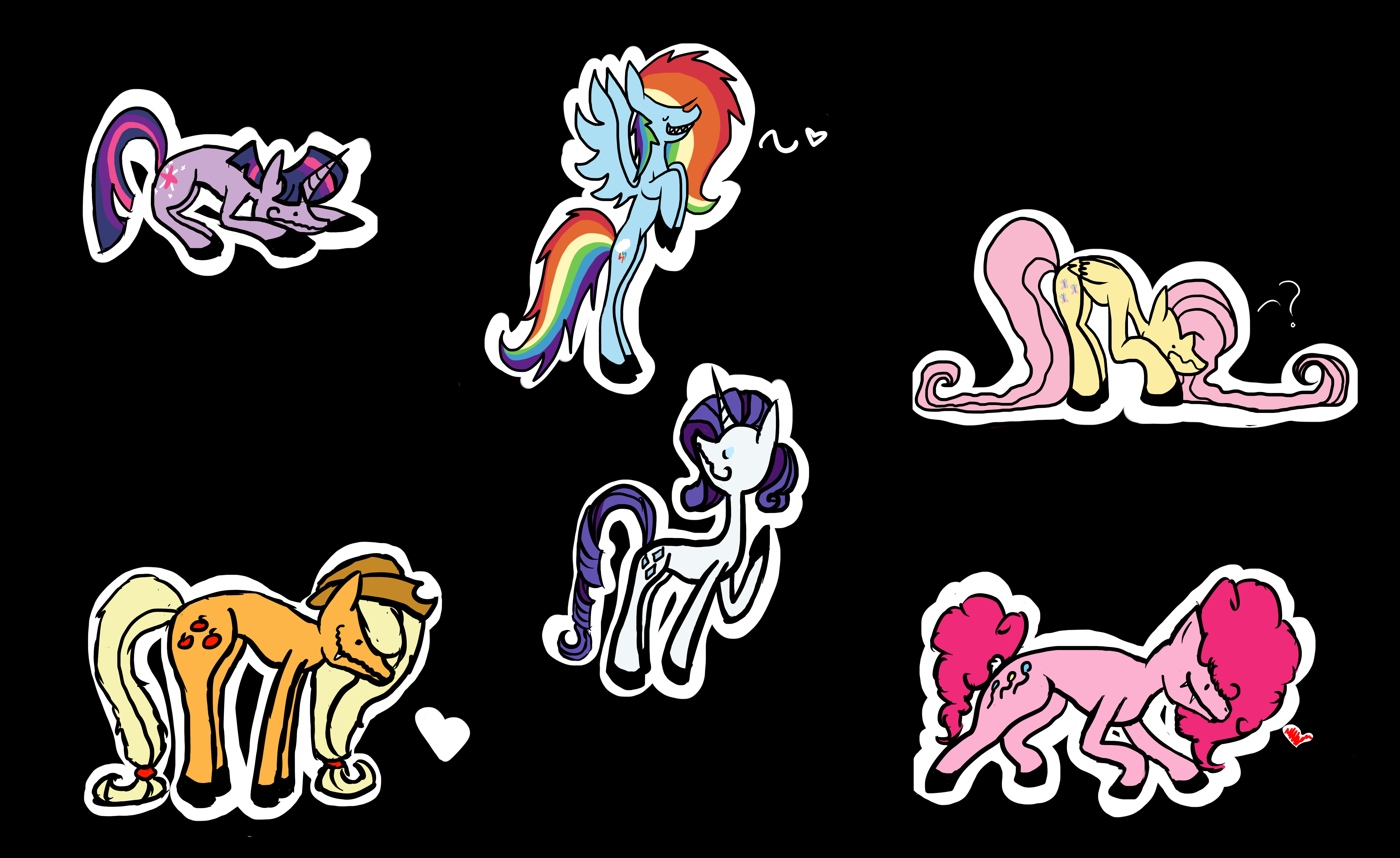 Mane Six Creepy