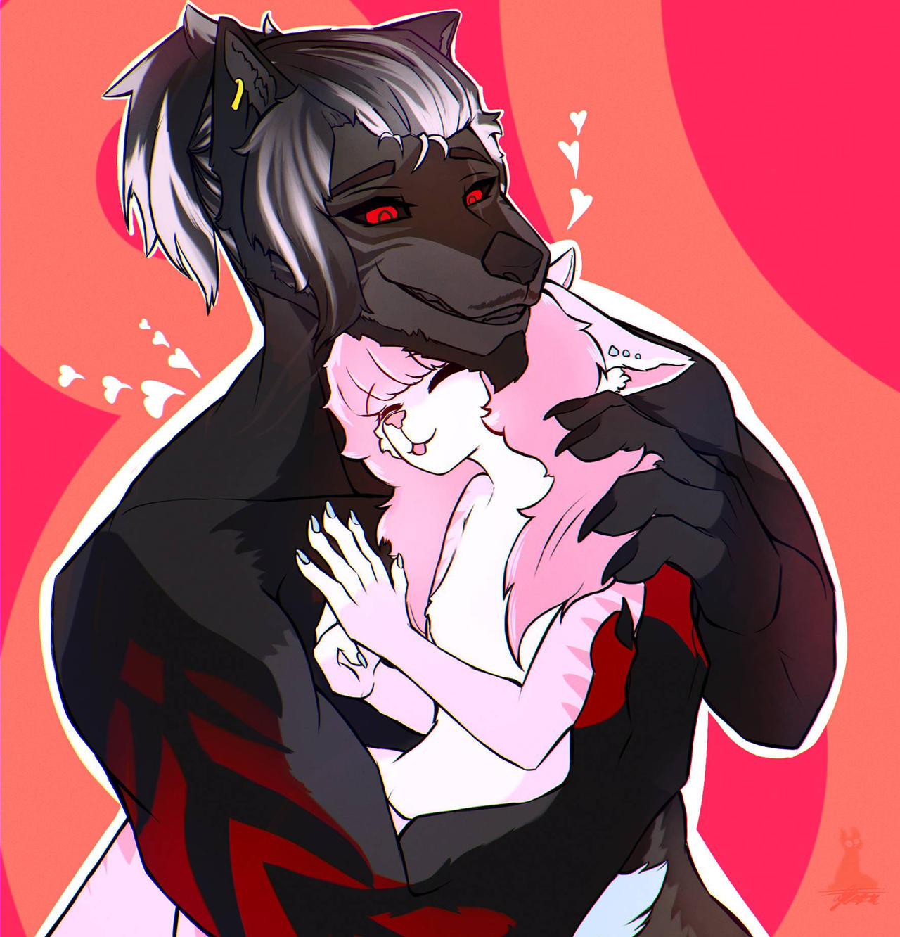 Cudless Cuddles by SharpFangsnClaws on DeviantArt