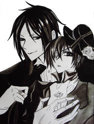 Sebastian and Ciel